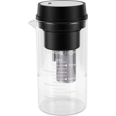 Machine à café Cold Brew 700ML Rechargeable Grande Capacité Étanche Électrique pour Maison Bureau L