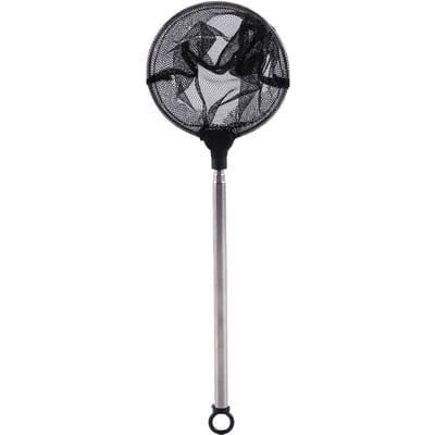 Aquarium Accessoires Aquarium Épuisette Mini Réglable Télescopique Poissons Crevettes Épuisette Ronde