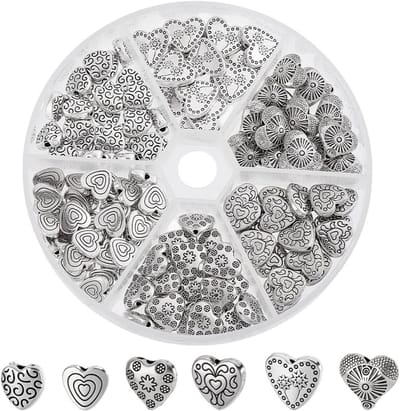 Antieke Tibetaanse spacer kralen, 6 stijlen, S, Tibetaanse zinklegering, handgemaakt, sieraden maken, bohemian stijl