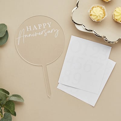 Happy Anniversary Customisable - Acryl