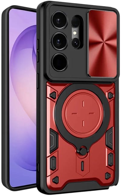 Hoesje geschikt voor Samsung Galaxy S26 Ultra - Techsuit CamGuard Pro Back Cover - Rood