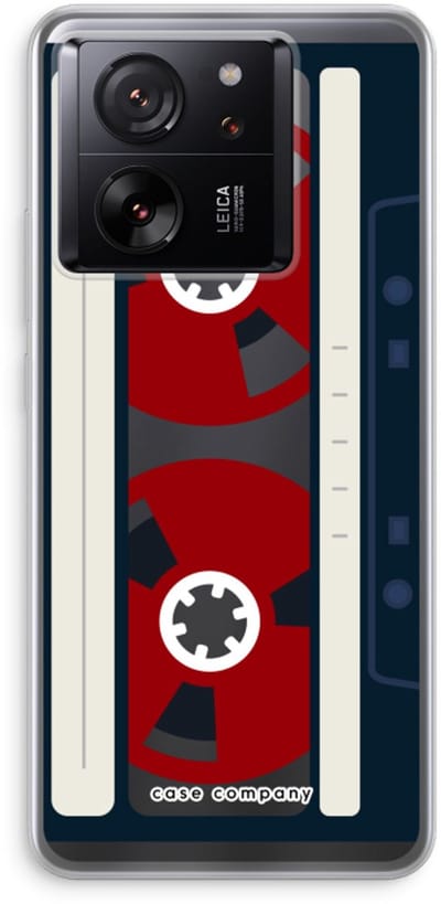 Case Company® - Hoesje geschikt voor Xiaomi 13T Pro hoesje - Here's your tape - Soft Cover Telefoonhoesje - Bescherming aan alle Kanten en Schermrand