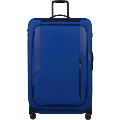 Samsonite Koffer - Glazed spinner 84/32 (4 wiel) lichtgewicht koffer - 54 x 84 x 36/39 cm - uitbreidbaar - electrix blue - 178 l