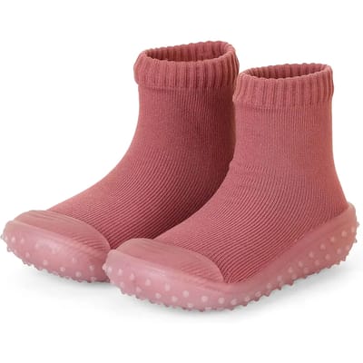 Avontuurlijke sokken met rubberen zool voor meisjes Sterntaler unicolore