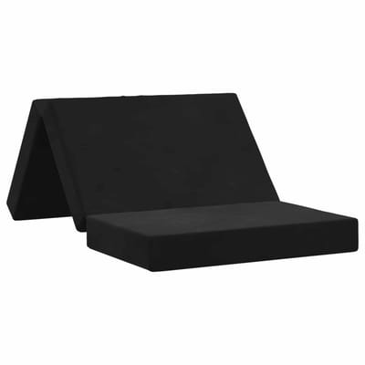 vidaXL - Vouwbare - Sofa - Bed - 80 - x - 67 - x - 45 - cm - Zwart