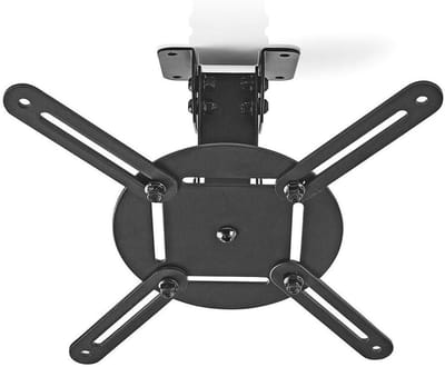 Projector Plafondbeugel - Projectorhouder Beamer - Thuisbioscoop Creëren - 360 Graden Draaibaar - 10 kg Capaciteit - Zwart