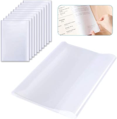 Transparante A4-boekhoezen - 20 stuks - Boekhoezen - Boekbeschermers - Waterdicht ontwerp - Verdikt en herbruikbaar - Verstelbaar - Verdikt - Geschikt voor boeken, notitieboeken, schriftjes, schoolboeken, enz. - A4-formaat - Transparant