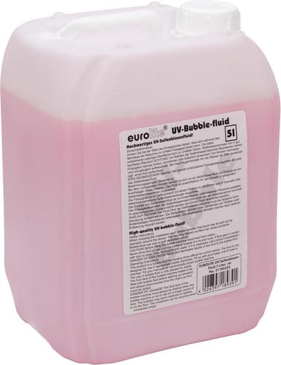 Eurolite UV-zeepbellenvloeistof 5l, rood 1l=4,70 EUR - Vloeistof