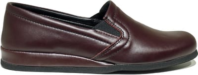 Rohde 6402 - Volwassenen Heren pantoffelsHerenschoenen - Kleur: Bordo - Maat: 41