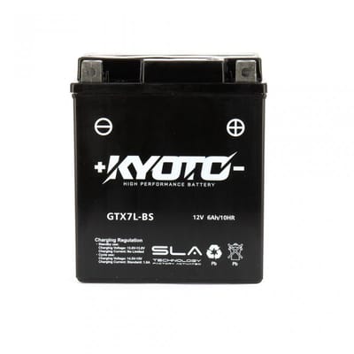 Batterie SLA Kyoto pour Moto Aprilia 50 RS4 2011 à 2020 YTX7L-BS / 12V 6Ah Neuf