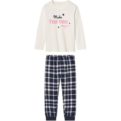 lupilu Kinder pyjama (98/104, Wit)