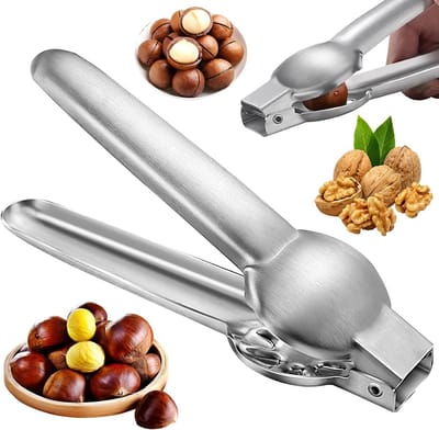 Veilige Kastanjeklem voor Sterke Oxidatie, Corrosiebestendig, Ideaal voor Noten en Kastanjes, 17.5 x 5 cm, Perfect voor Keuken en Feesten