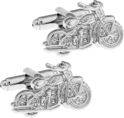 Amanto Manchetknopen Colin - Heren - 316L Staal - Moto  - 24 x 15 mm