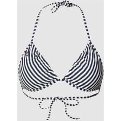 Bikinitop met streepmotief