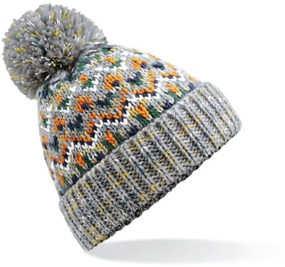 Hoed met pompon Beechfield Blizzard Bobble