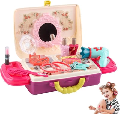 Peuter Make-up Set - Nep Make-up Speelgoed - Fantasie Spel - Stimuleert Creativiteit - 38.5x23x23 cm - Niet gespecificeerd