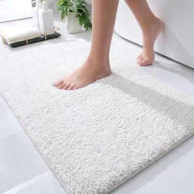 Casilin Badmat Antislip 60x90cm Havana - Waterabsorberende Badkamermat - Wasbaar en Sneldrogend - Voor Douche en Bad - 100% Katoen - Rechthoek - Grijs, Lichtgrijs