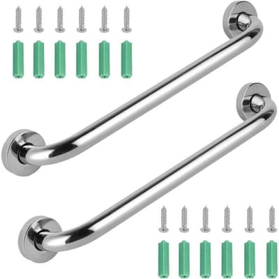 Handgreep - 2 stuks - 30cm - Inclusief Schroeven - Wandbeugel - Handgrepen Voor Senioren - Douchebadgreep - Veiligheidsstangen - Badkuipgreep - Badkuipgreep - Wandhanddoekhouder - Extra Grip - Voor Ouderen/Gehandicapten/Kinderen/Zwermen