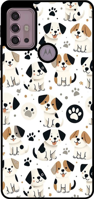 Smartphonica Telefoonhoesje Geschikt voor Motorola Moto G20 / G30 met honden opdruk - TPU backcover case dog design geschikt voor Motorola Moto G20;Motorola Moto G30