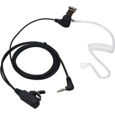G-vormig oortje met microfoon en akoestische buis 3,5 mm Dual Way Radio Oortelefoon voor Lite 1S 2 2S 3