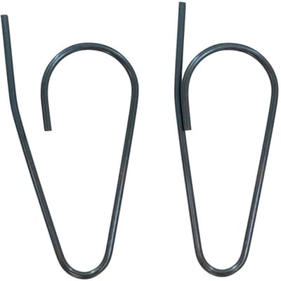 Labelhaak draaddikte 1,8mm, 50mm hoog geblaut, per 1000 stuks
