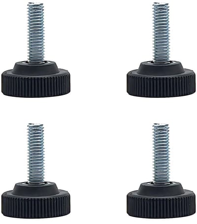 Dailygoods- Nivelleringsvoeten verstelbaar - Meubelnivelleringsschroeven - Antislip meubelpoten - Ronde bodemschroeven - Bescherming voor vloeren - Slijtvast en vochtbestendig