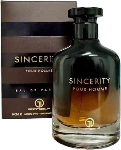 GRANDEUR Perfume SINECERITY, 100ml, Valentine, Vaderdag, Herenparfum, Valentijn, parfum voor heren, parfum heren, parfum mannen, valentijn cadeautje voor hem, valentijnsdag voor mannen