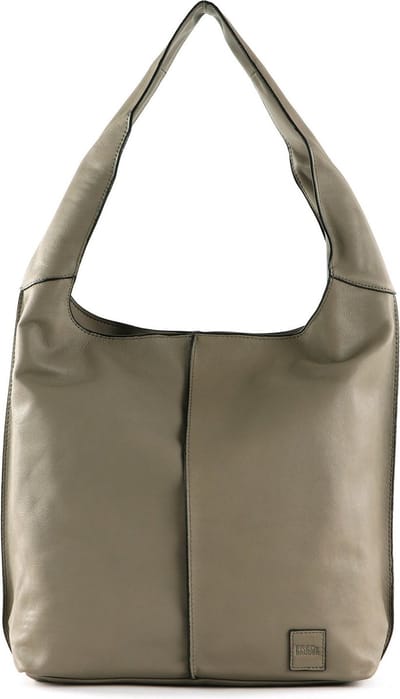 FREDsBRUDER Leren Schoudertas FB 100 III Shoulderbag Warm Grey Grijs