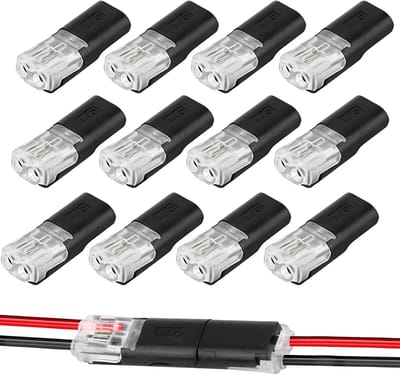 12-delige waterdichte elektrische connector - 12 V auto-aansluiting - 2-polige kabelconnector voor kabel