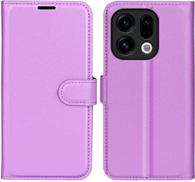 Coverup Hoesje - Geschikt voor OPPO Find X9 Hoesje - Coverup Book Case - Paars