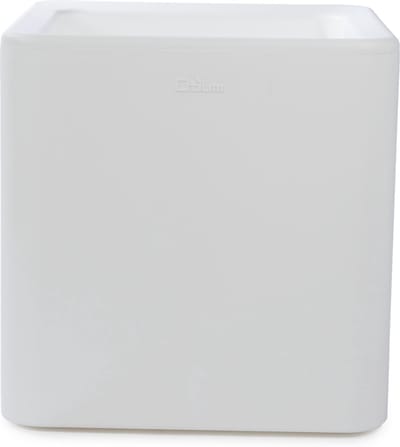 Otium bloempot dubbelwandig Quadris 40 cm wit