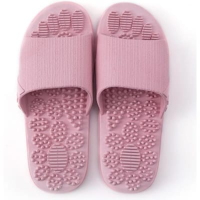 Massage Slippers Indoor Antislip Slippers Unisex Stevige Zachte Bodem Paar Slippers Thuis Sandalen Mannen Massage Punt 38-39 gray