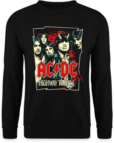 AC/DC Logo En Band Highway To Hell Album Sweater Heren