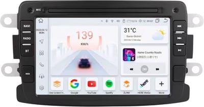 Autoradio met bluetooth - Carplay - Voor Renault / Dacia Duster / Sandero / Captur / Xray / Logan 2 / Symbool / Dokker - Geschikt voor Apple en Android - Stereo - Navigatie - Navigatiesysteem auto