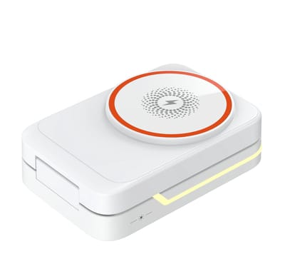 3-in-1 oplaadstation geschikt voor Apple, draadloze oplader geschikt voor iPhone 16, 15, 14, 13, 12, 11 Pro Max series, geschikt voor Apple Watch 10/9/Ultra/8/7/6/SE/5/4/3, geschikt voor AirPods Pro 4, 3, 2, wit