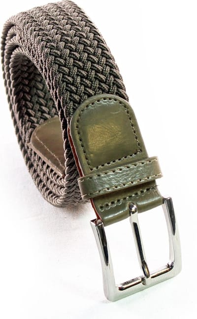 Elastische riem - Gevlochten riem - Ceintuur - Stretch Riem - Gevlochten riem