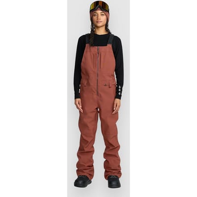 Volcom Swift Overall Bib Pants rood