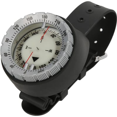 CP991 Montre Légère Aimant Puissant 50M Équilibrée Étanche Sous-Marine Lumineuse Plongée Poignet grise