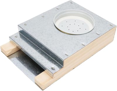 Bijenkorf Voeder - Bijenvoerbakje Imker Voeder - Bijenonderhoud - Controleer Niveau Zonder Openen - 18 x 12 x 4 cm