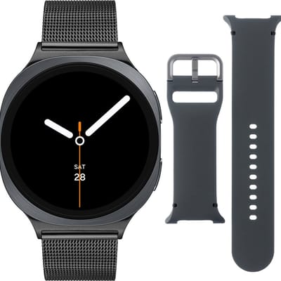 Samsung Special Edition Galaxy Watch 8 Grijs/Zwart Mesh 44mm