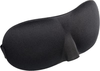 3D Slaapmasker met Oordopjes - Oogmasker - Masker - Reismasker - Slaapbril - Yoga - Volwassenen Vrouwen - Mannen - Zwart