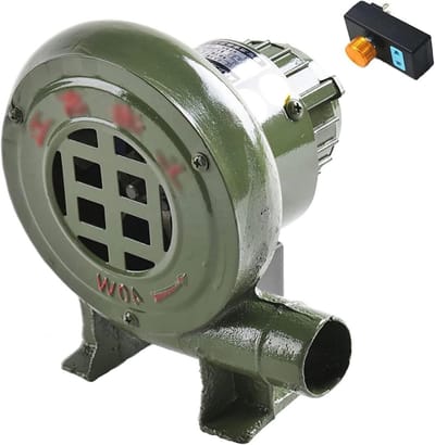 Elektrische Luchtblazer - Ventilator Pomp - Barbecue Aanmaken - Geluidsarme Waaiers - 150W - Groen