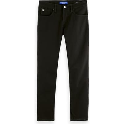 Scotch & Soda Essentials Ralston In Organic Cotton – Stay Black Taglia: W34L30 | Jeans Slim Fit Outlet | Uomo | Nero