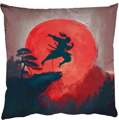 Sierkussens - Kussentjes Woonkamer - 50x50 cm - Zon - Krijger - Bomen - Bergen