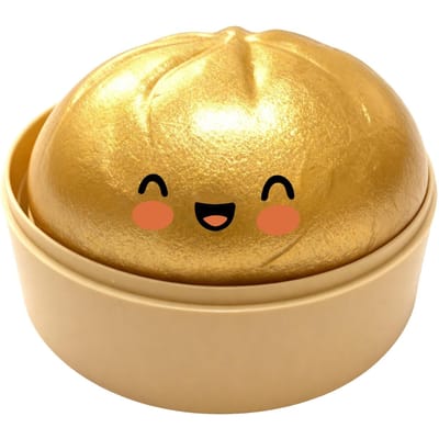 Leuke Kleurrijke Dumpling Squishies met Stoommandje Stressverlichter Ornament Langzame Terugslag Knijpspeeltje Fidget Stressbal voor ADHD Autisme