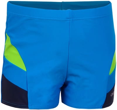 Crowell Zwembroek Jongens Lenny kol.03 Blauw-Groen-Donkerblauw - Maat 134cm