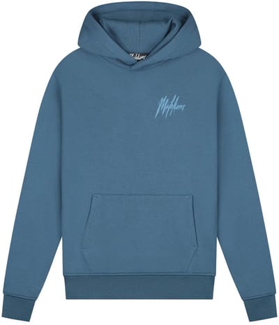 Malelions Signature Drip Hoodie- Slate blue