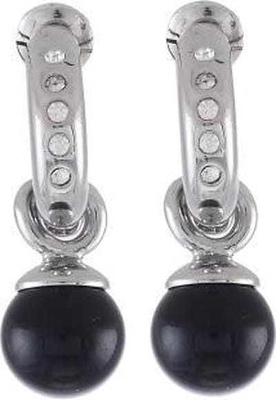 Behave - Oorbellen - Dames - Zilverkleur - Chique - Met Parel