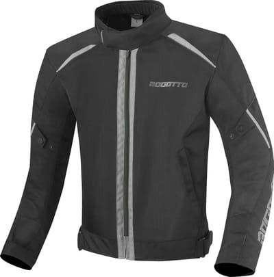Bogotto Blaze-Air Zwart Grijs Textiele Motorjas - Jas