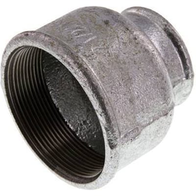 Rp 2 1/2'' x Rp 1 1/2'' Verzinkt Gietijzeren Ronde Sok 25 Bar - FL2S-F-IZ-212R-112R
